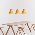 Wottes - lot de 3 lustre suspension moderne plafonnier luminaire en métal et bois lampe à suspension ... Wottes - lot de 3 lustre suspension moderne plafonnier luminaire en métal et bois lampe à suspension ...