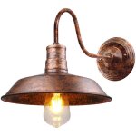 Applique murale industriel vintage lamp murale abat - jour mtal luminaire murale intrieur e27 26cm ...