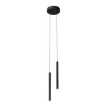 Wottes - suspension luminaire led moderne lampe de plafond abat - jour cylindrique gradation trois couleurs ...
