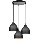 Suspension luminaire moderne industriel e27 plafonnier lampe en mtal lustre 17cm pour chambre cuisine ...