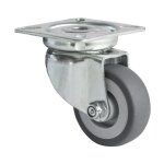 Wovar - roulettes pivotantes 50 mm en caoutchouc avec plateau - par pièce Wovar - roulettes pivotantes 50 mm en caoutchouc avec plateau - par pièce