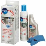 Wpro - kit nettoyant inox comprenant: une cr�me inox 250 ml + un polish inox 400 ml et un tissu microfibre ...