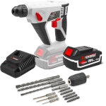 X - performer - marteau perforateur sans fil 20v avec batterie 4ah .