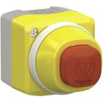 Schneider electric - xalk84w3bg bouton de blocage / d'arr�t d'urgence en bo�tier, illuminable 24 v 6 ...