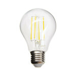 Xanlite - ampoule � filament led a65, culot e27, 7, 8w cons. (75w eq. ), lumi�re blanc chaud - rfe1055g ...
