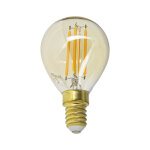 Xanlite - ampoule led (p45) / vintage au verre ambr�, culot e14, 3, 8w cons. (30w eq. ), 350 lumens, ...