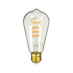 Xanlite - ampoule led (st64) edison / vintage, culot e27, 4w cons. (28w eq. ), 300 lumens, lumi�re blanc ...