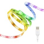 Xanlite - ruban lumineux led  piles (incluses) - 1 mtre - rvb - lsak1pirvb