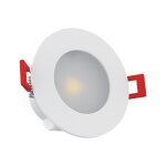 Xanlite - spot encastrable led int�gr� - ip65 pour salle de bain - cons. 4, 7w (eq. 50w) - 345 lumens ...