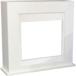 Cadre de cheminée au sol en bois cm 80, 9x18x83, 2 xaralyn rubyfires bolea Cadre de cheminée au sol en bois cm 80, 9x18x83, 2 xaralyn rubyfires bolea
