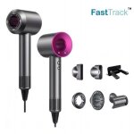 (xf01 - avec 1 diffuseur et 4 buses)s�che cheveux ionique fasttrack xf01, s�chage rapide 1600w, 3 vitesses, ...