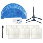 Xi277 - kit d?accessoires complet pour ilife v8s (brosse lat�rale, filtres, chiffons, autocollants, brosse) ...