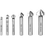 Xidjuikm - 6 tlg 90� 3 flute hss kegelsenkersatz anfassen versenkbohrer 1 / 4' 6 - kanntschaft senker ...