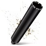 Xiiw - couronne de forage diamante pour carotteuses avec turbo de 10 mm de diamtre, l 460 mm,  83 ...