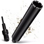 Xiiw - couronne de forage diamantée avec segment turbo, ø 83 mm et adaptateur sds max, foret avec emmanchement ... Xiiw - couronne de forage diamantée avec segment turbo, ø 83 mm et adaptateur sds max, foret avec emmanchement ...