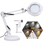 Loupe avec lumière et support, lampe de bureau loupe 10x en verre véritable 2 en 1 et clip, pour l'entretien, ... Loupe avec lumière et support, lampe de bureau loupe 10x en verre véritable 2 en 1 et clip, pour l'entretien, ...
