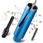Xiiw - m22 couronne de forage diamantée avec segment turbo, ø 52mm et adaptateur sds max, foret a et ... Xiiw - m22 couronne de forage diamantée avec segment turbo, ø 52mm et adaptateur sds max, foret a et ...