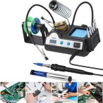 Xiiw - station de soudage avec lment d'chauffement cramique - 130 w - 90 - 480c - affichage numrique ...