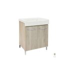 Unit d'vier avec lavabo en cramique 2 portes