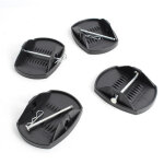 Xpotool lot de 4 plaques d?appui ? 180 x 145 x 50 mm ? capacit� max. 4 t ? avec broche en m�tal ? patin ...
