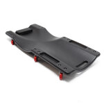 Chariot de visite m�canicien 90 x 40 x 14 cm noir 90kg appui - t�te range - outils planche � roulettes ...
