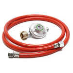 Wiltec kit raccordement de gaz ? avec tuyau 1, 5 m et pressostat 50 mbar ? pour pression constante des ...