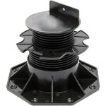 Wiltec plots de terrasse ? charge 2700 kg ? hauteur rglable 60 - 128 mm ? en pp ? pieds de support pour ...