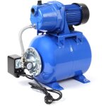 Wiltec - station d'eau domestique avec pressostat, manomtre & rservoir ? 435 x 265 x 465 mm ? 600 w ...
