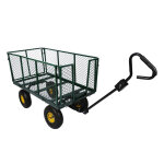 Wiltec - chariot transport xxl pliable ? 1140 x 520 x 1050 mm ? capacit 550 kg ? avec bche amovible, ...