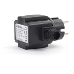 Wiltec transformateur 230 v en 12 v ? 45 x 85 x 70 mm ? 600 ma 7, 2 va ac / ac ? ip 44 ? adapteur de ...
