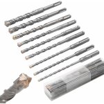 Jamais utilis] foret beton sds plus meche beton de fabrication 5mm - 16mm x 160mm jeu de forets a beton ...