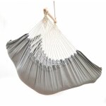 Xxl chaise suspendue avec compartiment lat�ral et coussin - hamac 220x120 cm