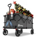 Xxl plus - chariot pliable (200 l, charge maximale 200 kg, pliable, tout terrain, avec freins, brevet�, ...