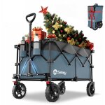 Xxl plus - chariot pliable (200 l, charge maximale 200 kg, pliable, tout terrain, avec freins, brevet�, ...