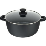 Xyl�n cocotte haute supr�me en fonte d'aluminium noir 32cm