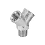 Y male cylindrique au centre / femelle cylindrique x2 g1 / 4'' prevost
