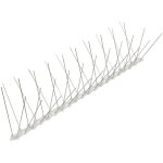Yaheetech - 5m pics contre pigeons oiseaux - lot de 10 - 4 ranges de pointes en acier inoxydable pour ...