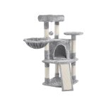 Yaheetech - arbre à chat design centre d'activité pour chat / chaton avec poteaux et planche sisal à ... Yaheetech - arbre à chat design centre d'activité pour chat / chaton avec poteaux et planche sisal à ...