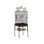 Cage oiseaux avec chariot dtachable sur roulettes cage pour conure soleil conure de molina conure jandaya ...