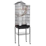Cage oiseaux sur roulettes volière avec echelles jouets pour perruche calopsittes inséparables mandarins ... Cage oiseaux sur roulettes volière avec echelles jouets pour perruche calopsittes inséparables mandarins ...