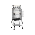 Yaheetech - cage à oiseau avec toit ouvert volière sur roulettes pour canaries perroquet perruches et ... Yaheetech - cage à oiseau avec toit ouvert volière sur roulettes pour canaries perroquet perruches et ...
