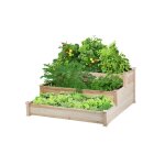 Yaheetech - carré à plantes en bois carré potager au sol lit de plantation jardinière à 3 etages en bois ... Yaheetech - carré à plantes en bois carré potager au sol lit de plantation jardinière à 3 etages en bois ...