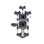 Yaheetech - grand arbre à chat avec griffoir, arbre à chat design, arbre à gratter avec 2 grottes spacieux ... Yaheetech - grand arbre à chat avec griffoir, arbre à chat design, arbre à gratter avec 2 grottes spacieux ...