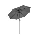 Yaheetech parasol de jardin ext�rieur parasol inclinable ?270cm avec cadre en m�tal protection solaire ...