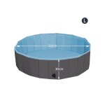 Yaheetech piscine pliable bassin de baignade portable bain pour chien / chat animal ext�rieur int�rieur ...