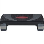 Stepper aerobic step de fitness hauteur ajustable 10, 5 cm / 15 cm / 20 cm surface antidrapante pour ...
