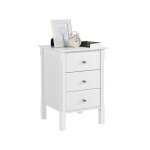 Yaheetech table de chevet bois avec 3 tiroirs bout de canapé 40 x 40 x 60 cm table de nuit pour salon ... Yaheetech table de chevet bois avec 3 tiroirs bout de canapé 40 x 40 x 60 cm table de nuit pour salon ...