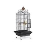 Yaheetech - volire oiseaux grande cage perroquet cacatos ara amazone conure gris du gabon 81 x 77 x ...