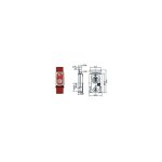 Yale - bande pour valises avec combinaison et dispositif 'tsa' tl1 - 62mm rouge - bande 2m (ytl1 / 62 ...