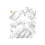 Yamaha 4b5 - 24747 - 00 amortisseur de selle t - max 500 '08 / 11